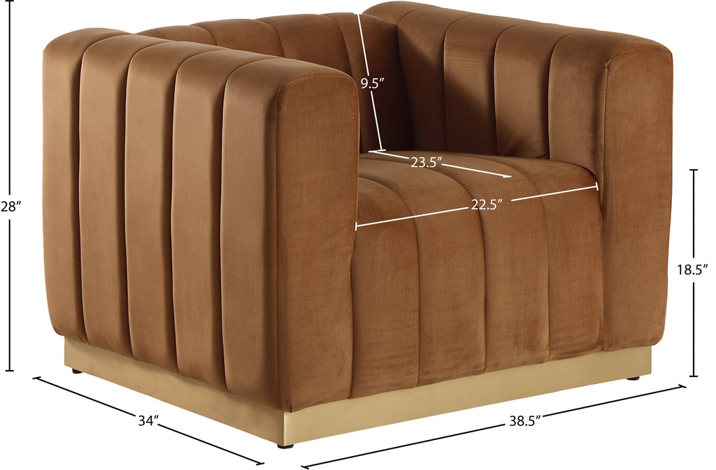 Marlon Velvet Upholstered Chair