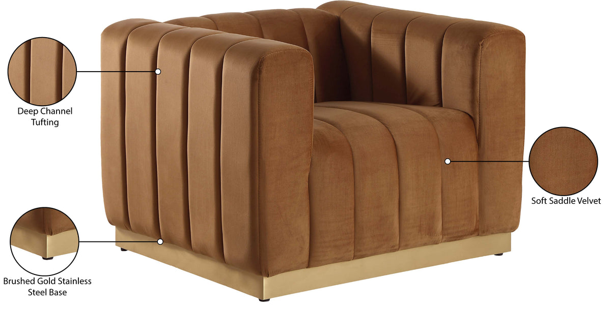 Marlon Velvet Upholstered Chair