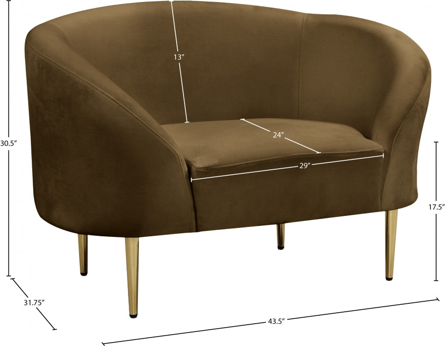 Ritz Velvet Upholstered Chair