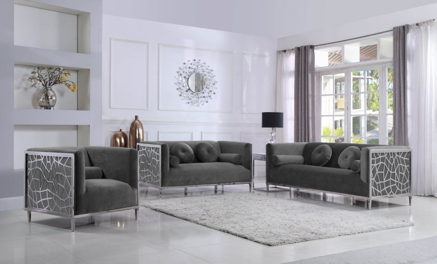 Opal Velvet Upholstered Chair