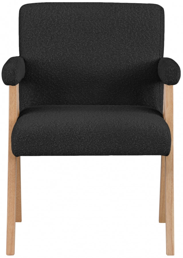Woodloch Boucle Fabric Upholstered Accent Chair