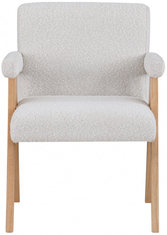 Woodloch Boucle Fabric Upholstered Accent Chair
