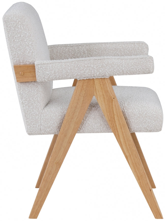 Woodloch Boucle Fabric Upholstered Accent Chair