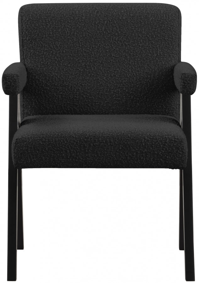 Woodloch Boucle Fabric Upholstered Accent Chair
