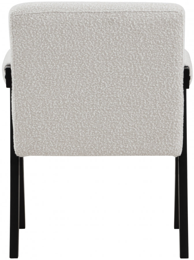 Woodloch Boucle Fabric Upholstered Accent Chair