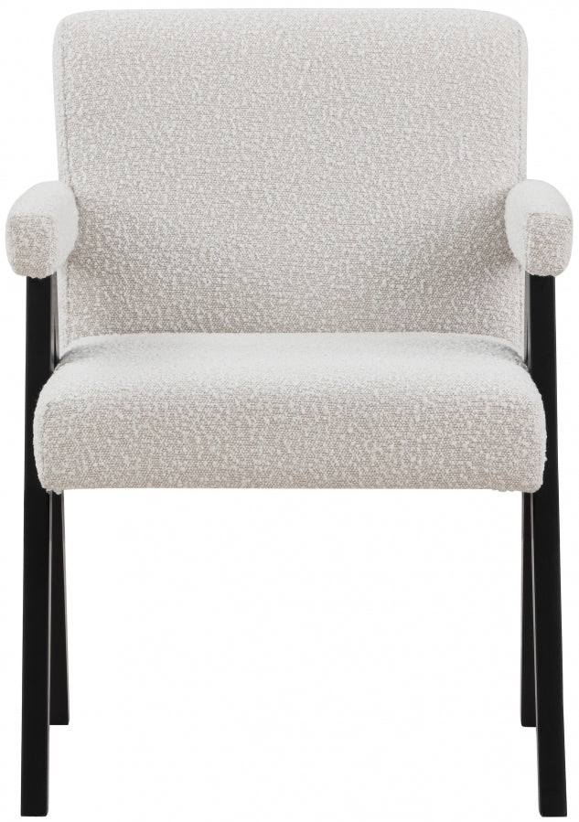 Woodloch Boucle Fabric Upholstered Accent Chair