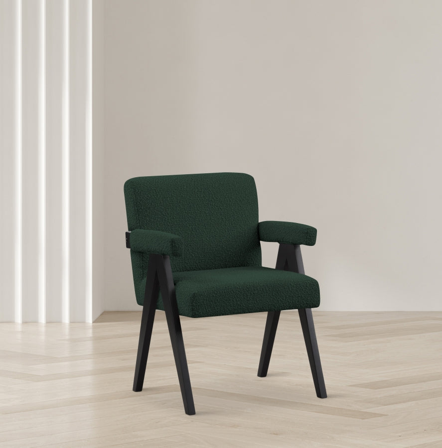 Woodloch Boucle Fabric Upholstered Accent Chair