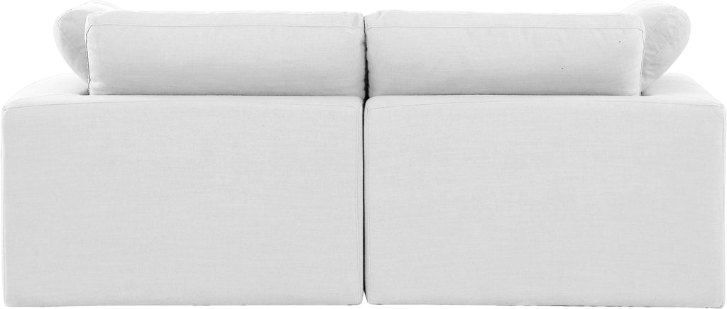 Comfy Linen Textured Fabric Sofa
