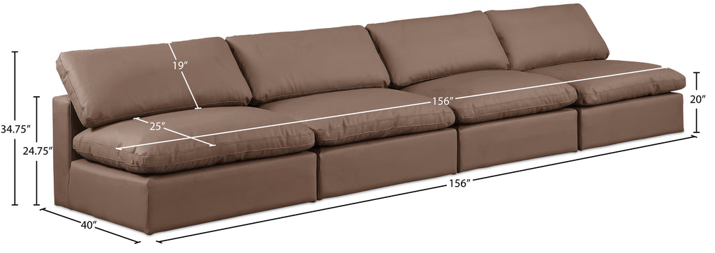 Comfy Vegan Leather Sofa