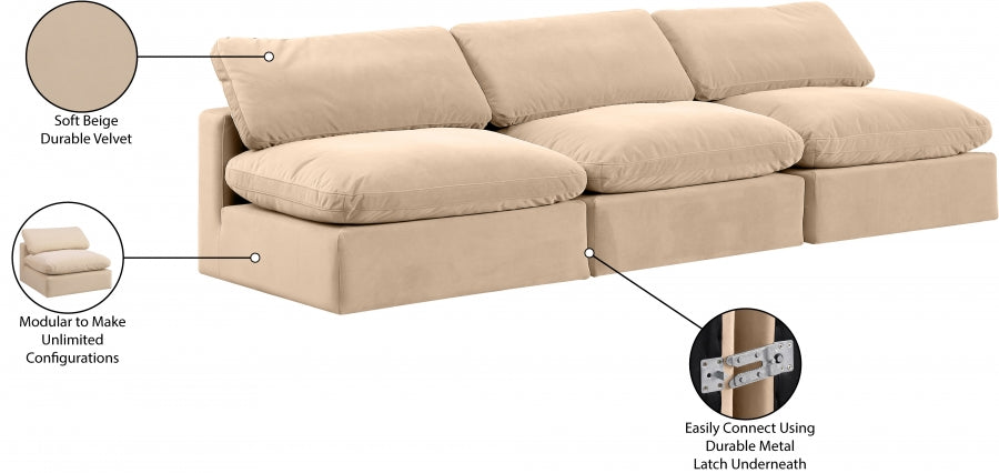 Comfy Velvet Sofa