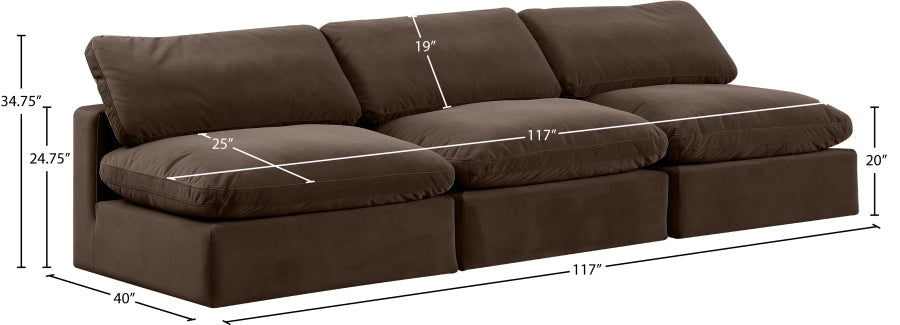 Comfy Velvet Sofa