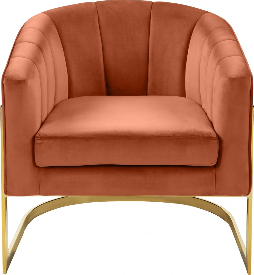 Carter Velvet Upholstered Accent Chair