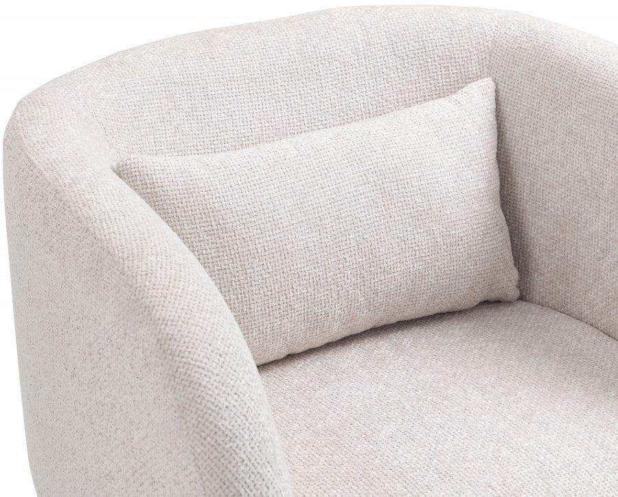Sawyer Chenille Fabric Upholstered Accent Chair