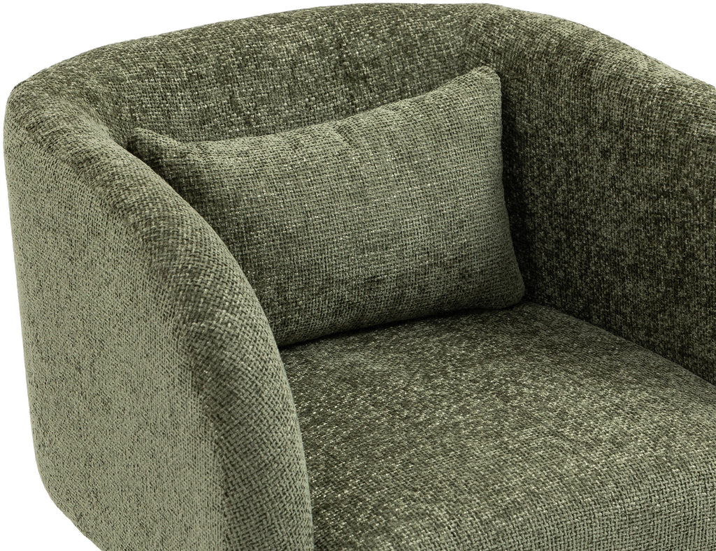 Sawyer Chenille Fabric Upholstered Accent Chair