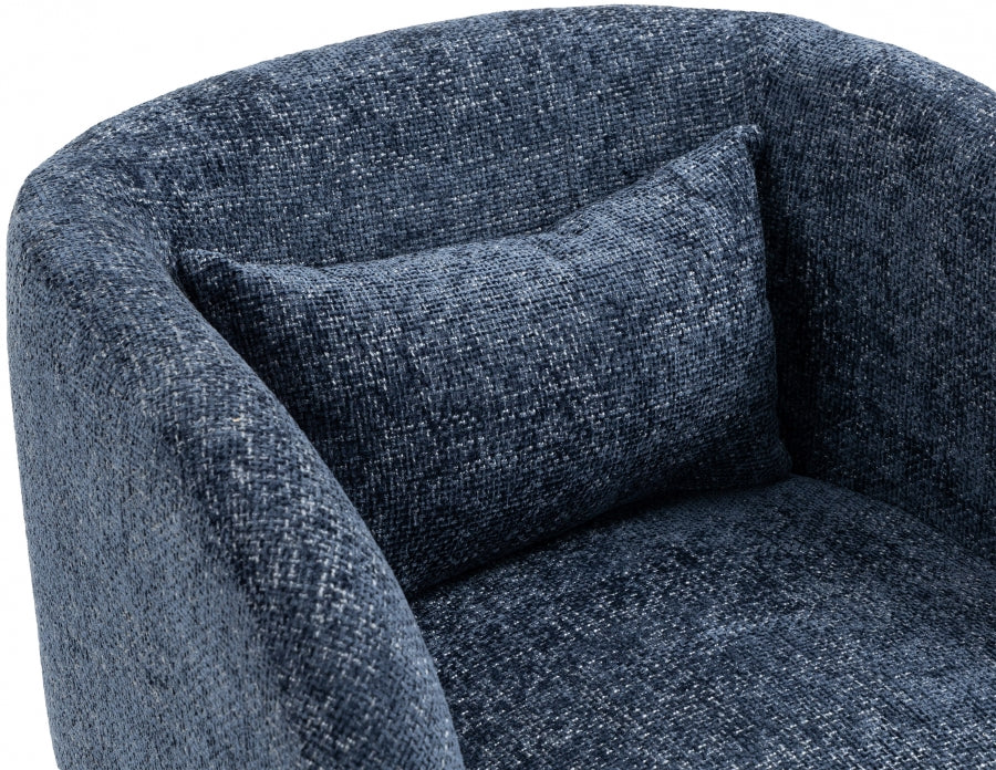 Sawyer Chenille Fabric Upholstered Accent Chair