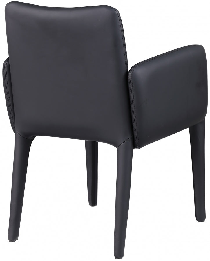 Pelle Vegan Leather Upholstered Dining Chair / Accent Chair