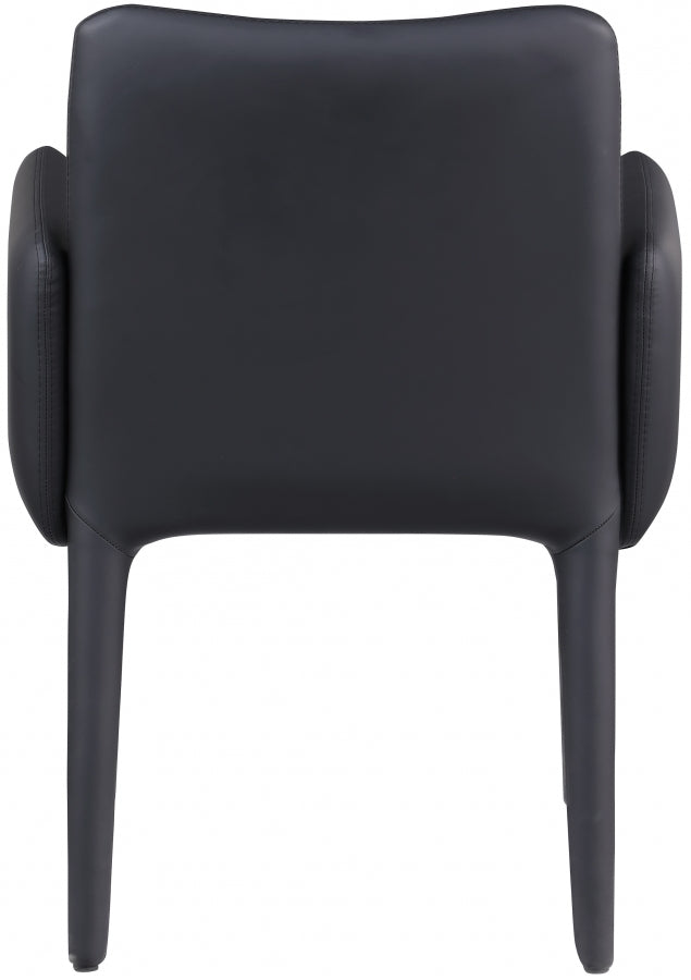 Pelle Vegan Leather Upholstered Dining Chair / Accent Chair