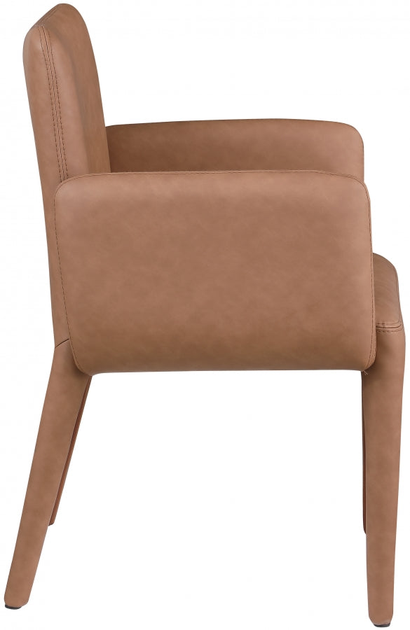 Pelle Vegan Leather Upholstered Dining Chair / Accent Chair