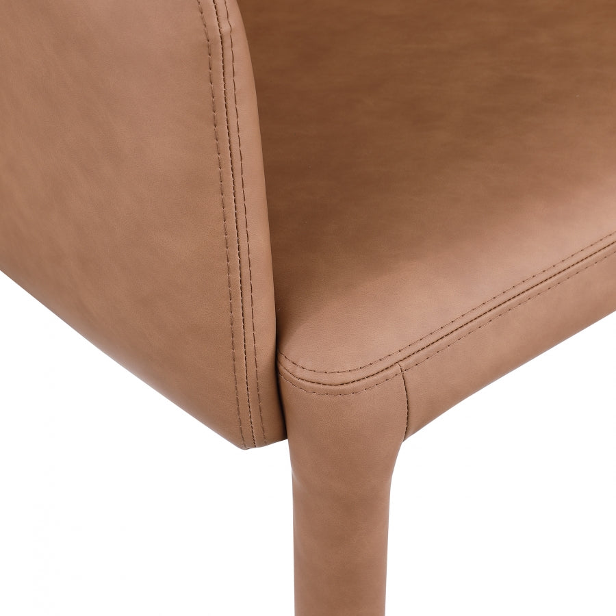 Pelle Vegan Leather Upholstered Dining Chair / Accent Chair