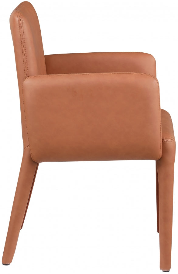 Pelle Vegan Leather Upholstered Dining Chair / Accent Chair