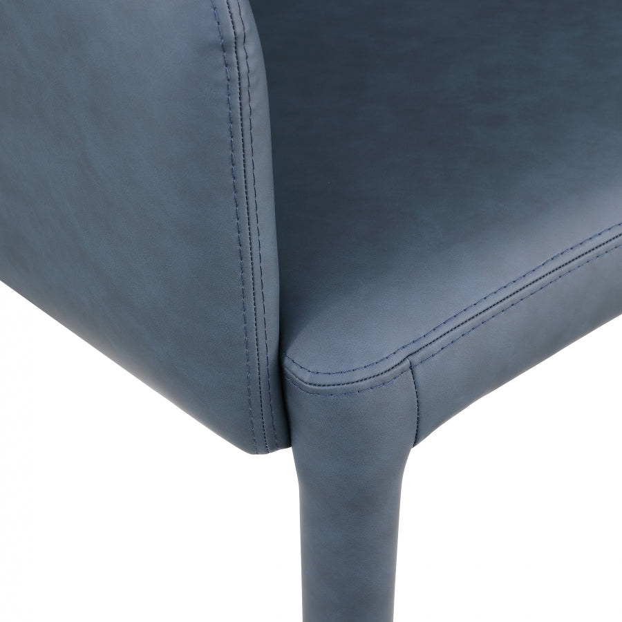 Pelle Vegan Leather Upholstered Dining Chair / Accent Chair