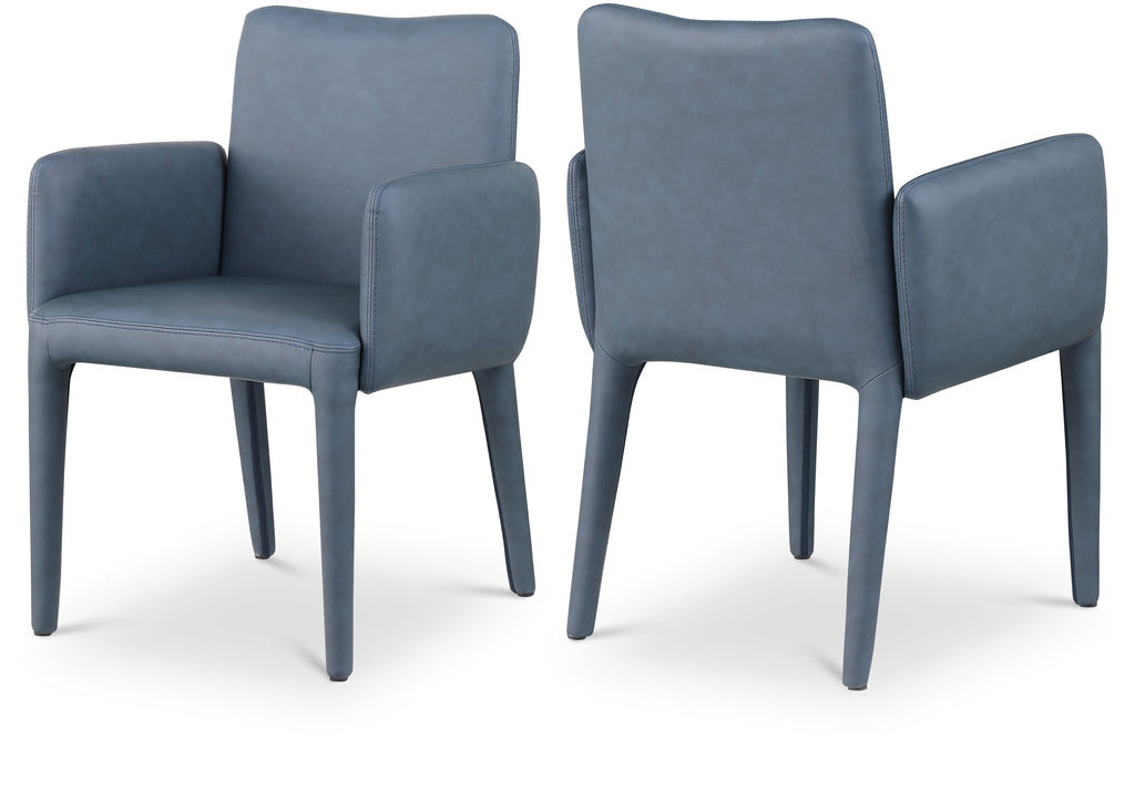 Pelle Vegan Leather Upholstered Dining Chair / Accent Chair