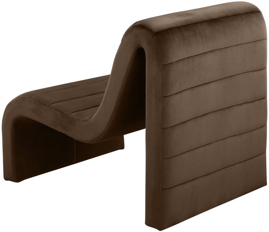 Ivy Velvet Upholstered Accent Chair