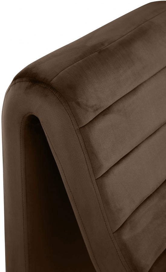 Ivy Velvet Upholstered Accent Chair