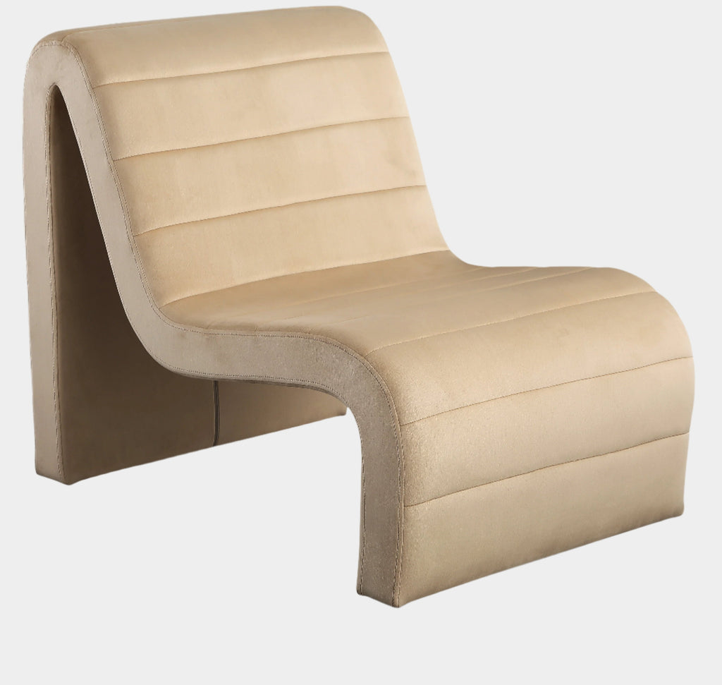 Ivy Velvet Upholstered Accent Chair