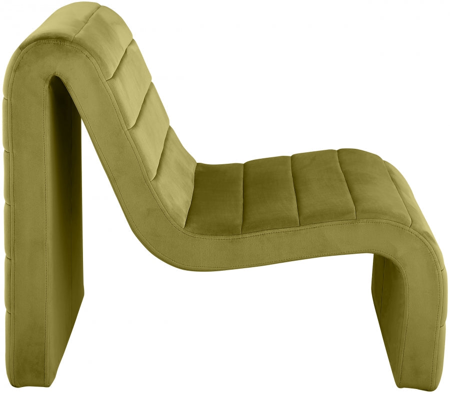Ivy Velvet Upholstered Accent Chair