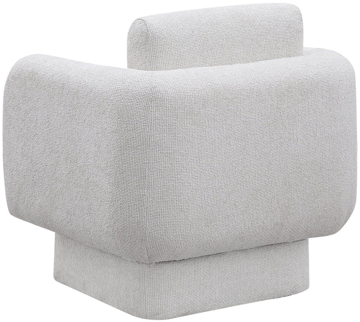 Alessandra Chenille Fabric Upholstered Swivel Accent Chair