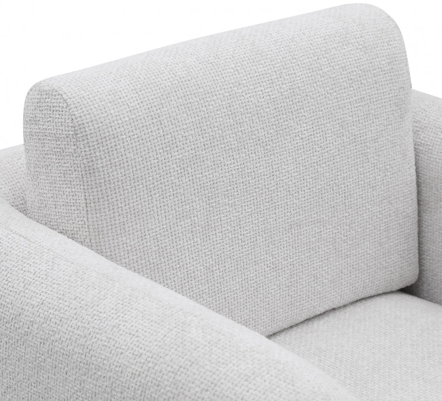 Alessandra Chenille Fabric Upholstered Swivel Accent Chair