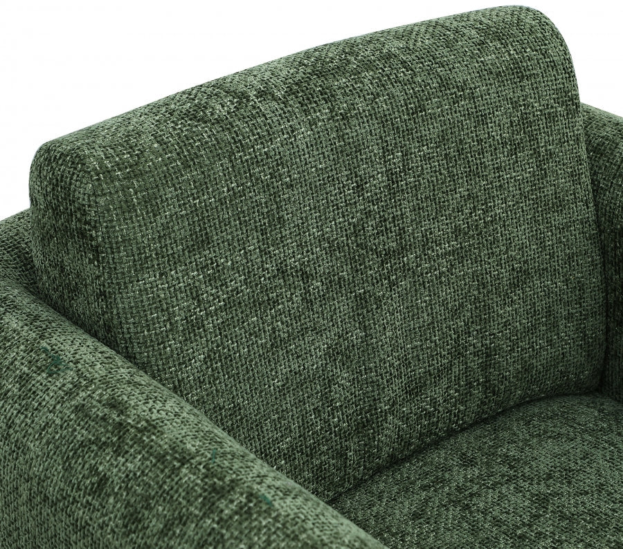 Alessandra Chenille Fabric Upholstered Swivel Accent Chair