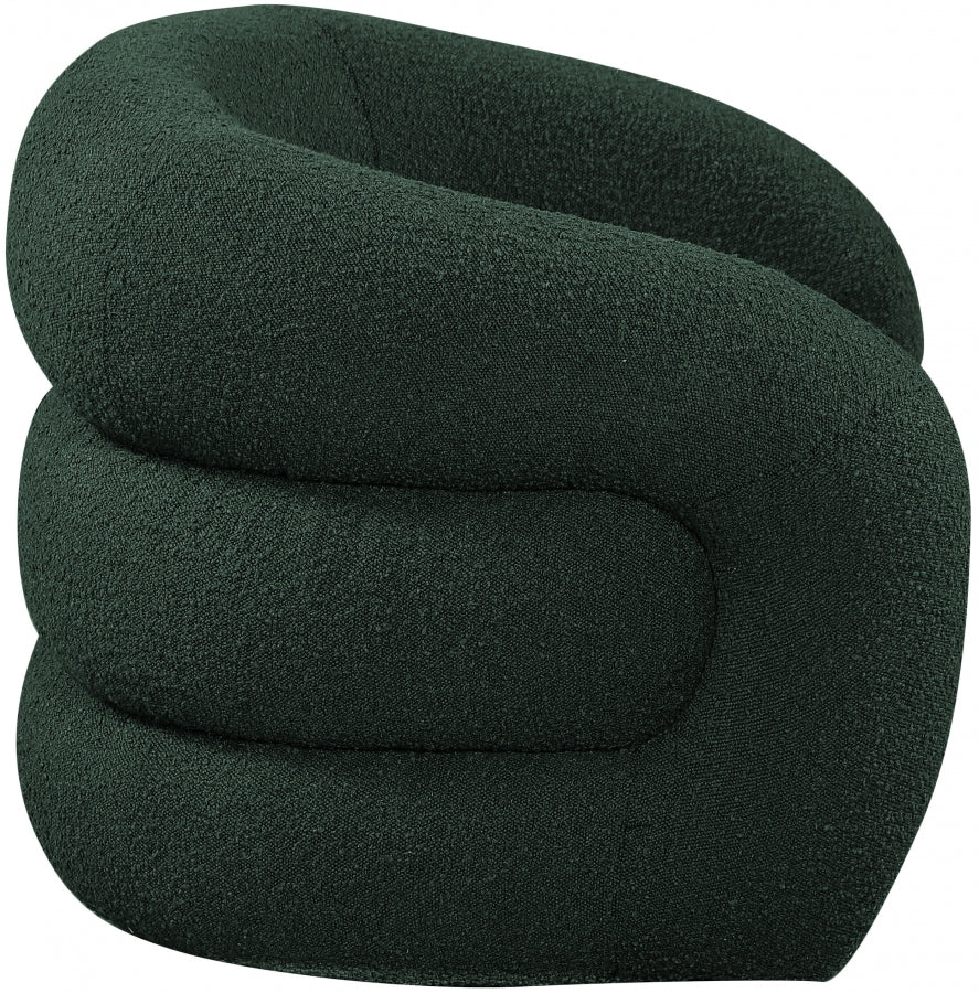 Roxbury Boucle Fabric Upholstered Swivel Accent Chair