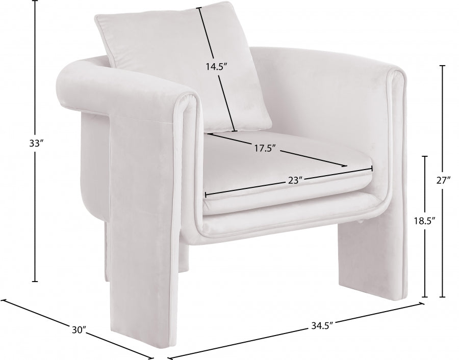 Sloan Velvet Upholstered Accent Chair
