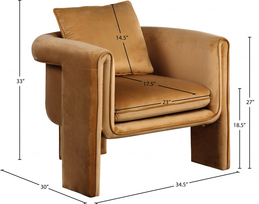 Sloan Velvet Upholstered Accent Chair