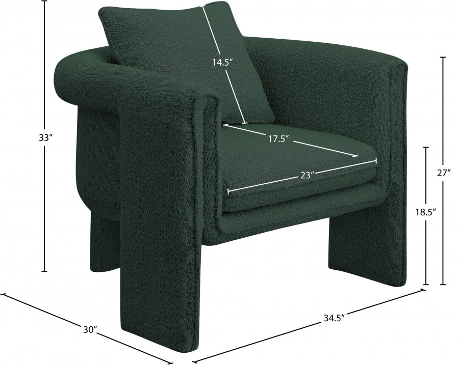 Stylus Boucle Accent Chair