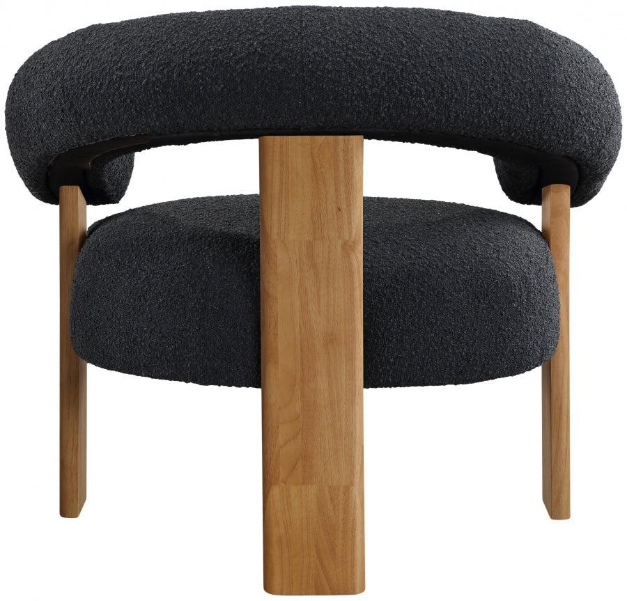 Winston Boucle Fabric Upholstered Accent Chair