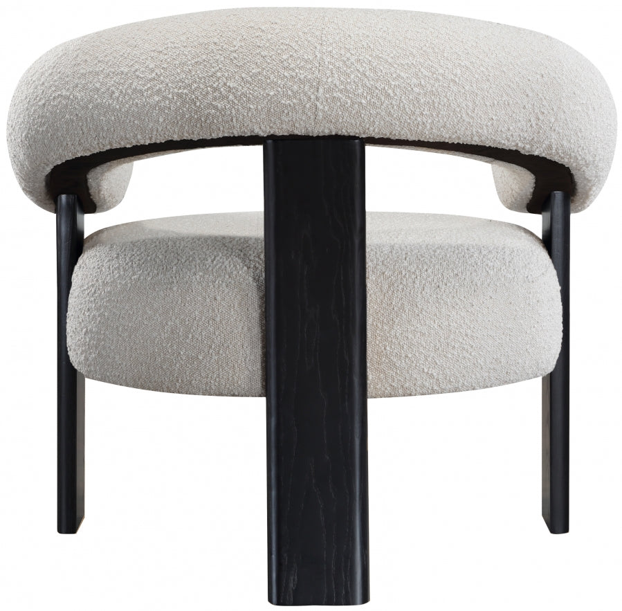 Winston Boucle Fabric Upholstered Accent Chair