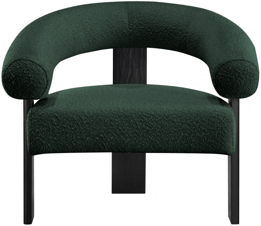Winston Boucle Fabric Upholstered Accent Chair