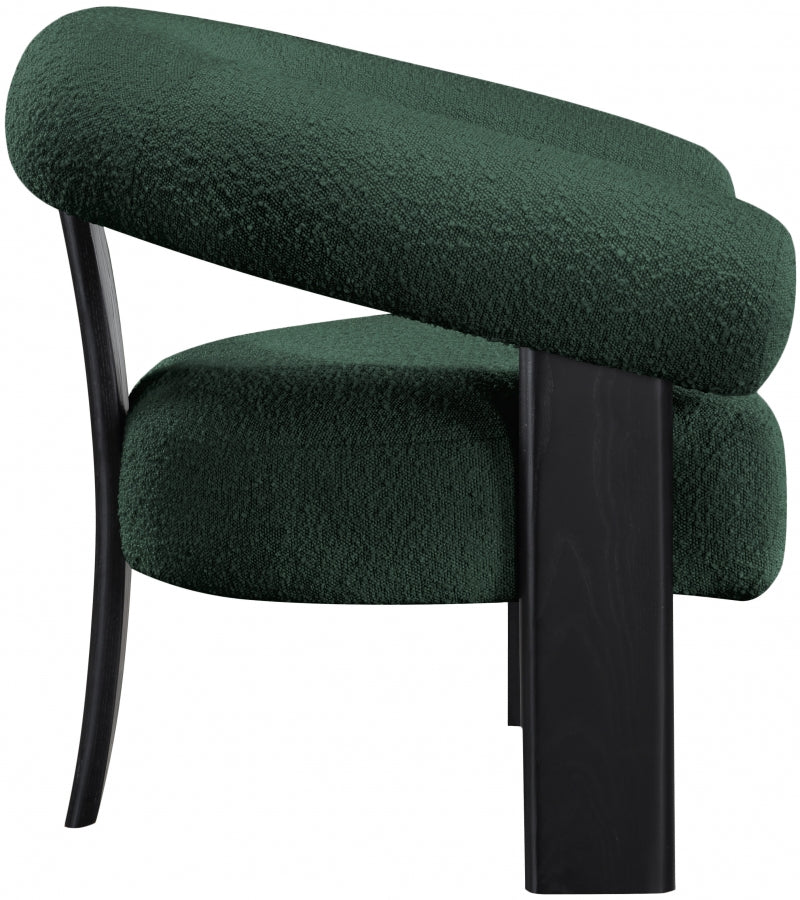 Winston Boucle Fabric Upholstered Accent Chair