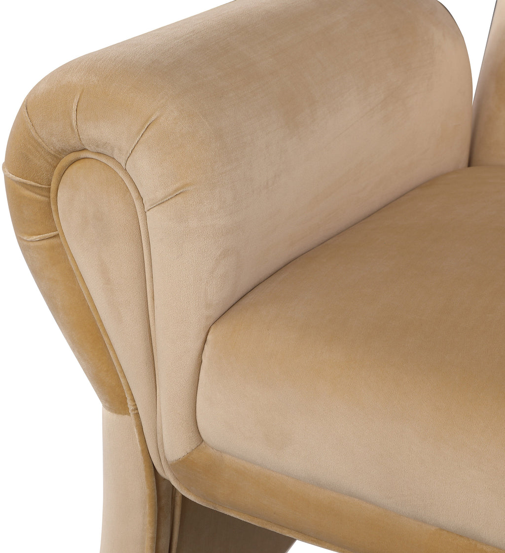 Fleurette Velvet Upholstered Accent Chair