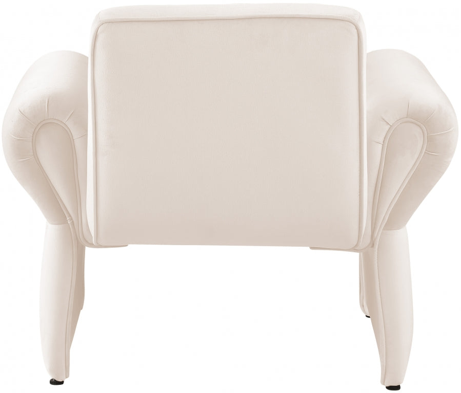 Fleurette Velvet Upholstered Accent Chair