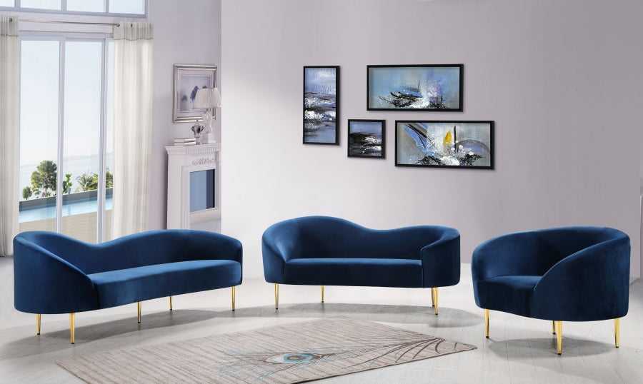 Ritz Velvet Upholstered Chair
