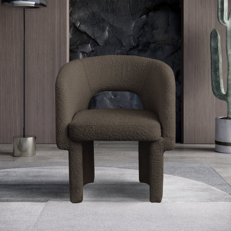 Emmet Boucle Fabric Upholstered Dining Chair / Accent Chair