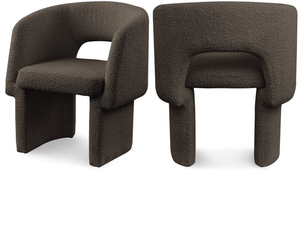 Emmet Boucle Fabric Upholstered Dining Chair / Accent Chair
