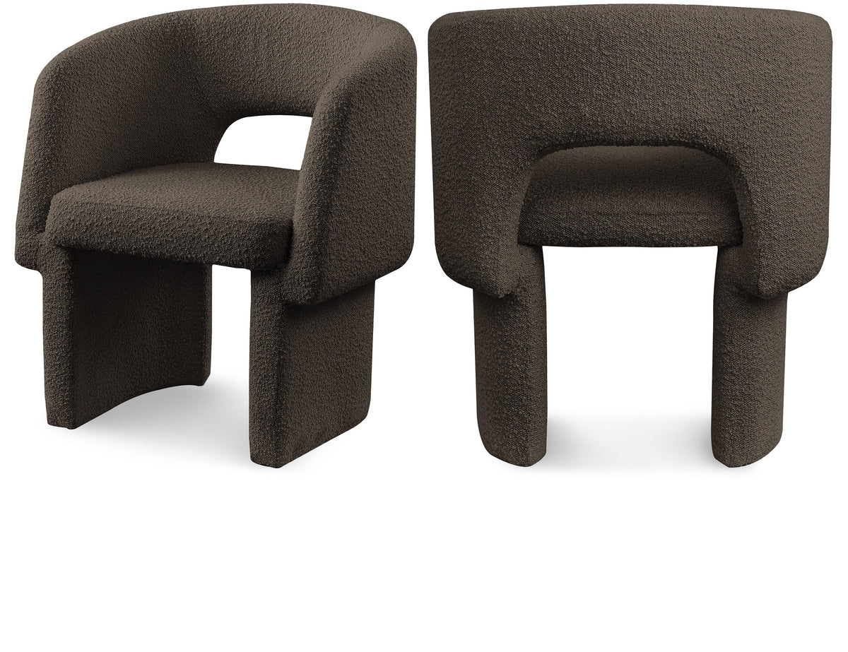 Emmet Boucle Fabric Upholstered Dining Chair / Accent Chair