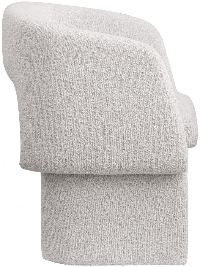 Emmet Boucle Fabric Upholstered Dining Chair / Accent Chair