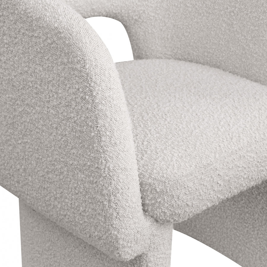 Emmet Boucle Fabric Upholstered Dining Chair / Accent Chair