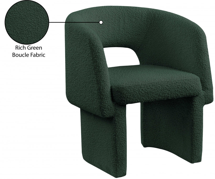 Emmet Boucle Fabric Upholstered Dining Chair / Accent Chair